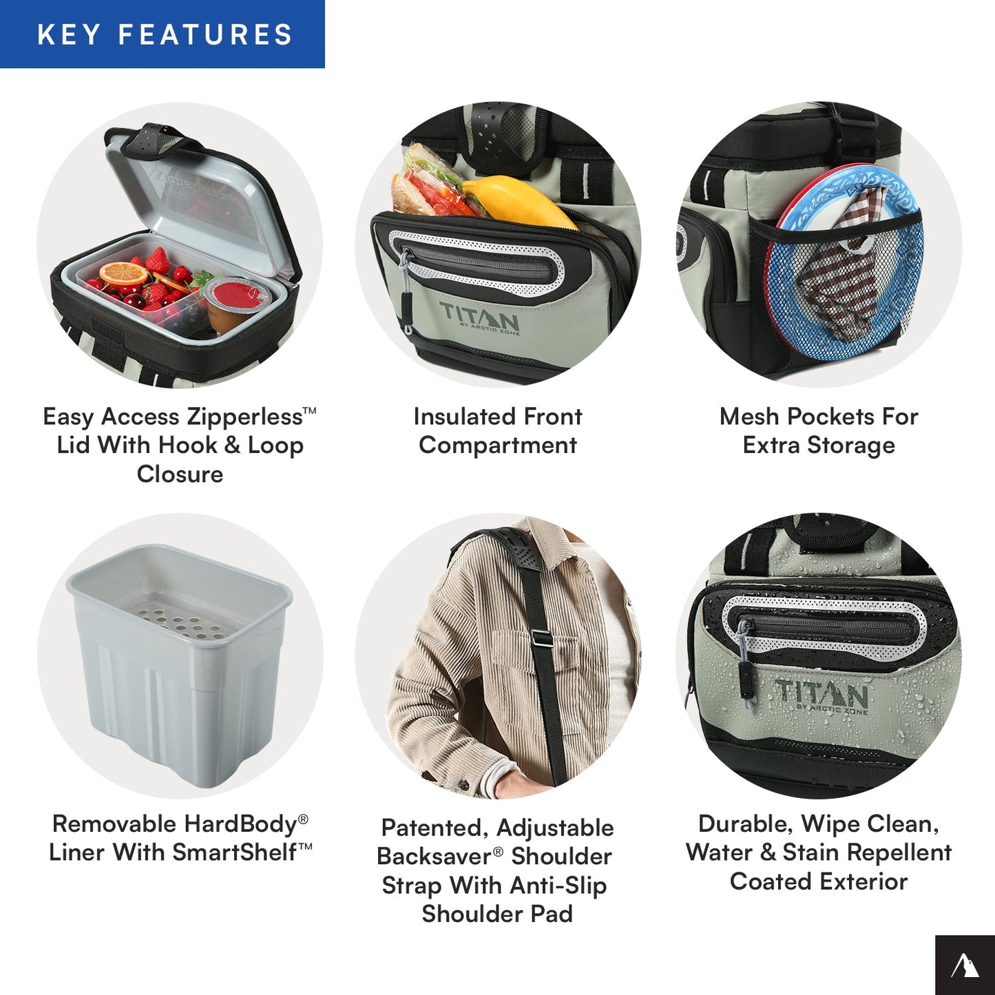 9 Can Zipperless HardBody® Cooler