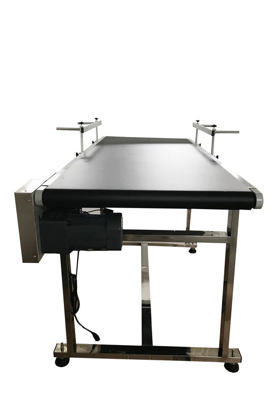 110V 1.5m PVC Conveyor Double Guardrail 60cm