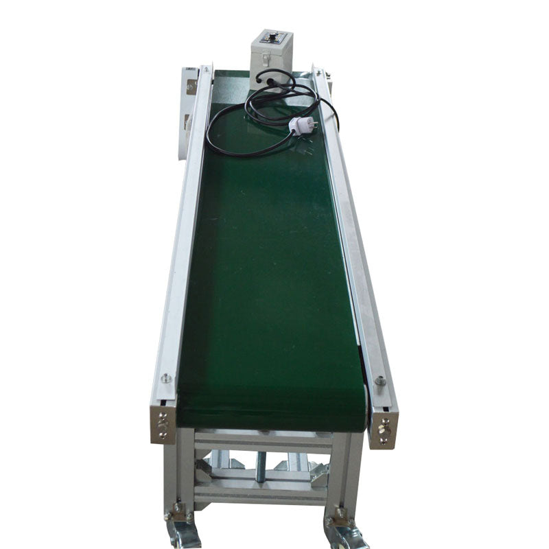 110V 1.5m PVC Inclined Wall Conveyor 30cm
