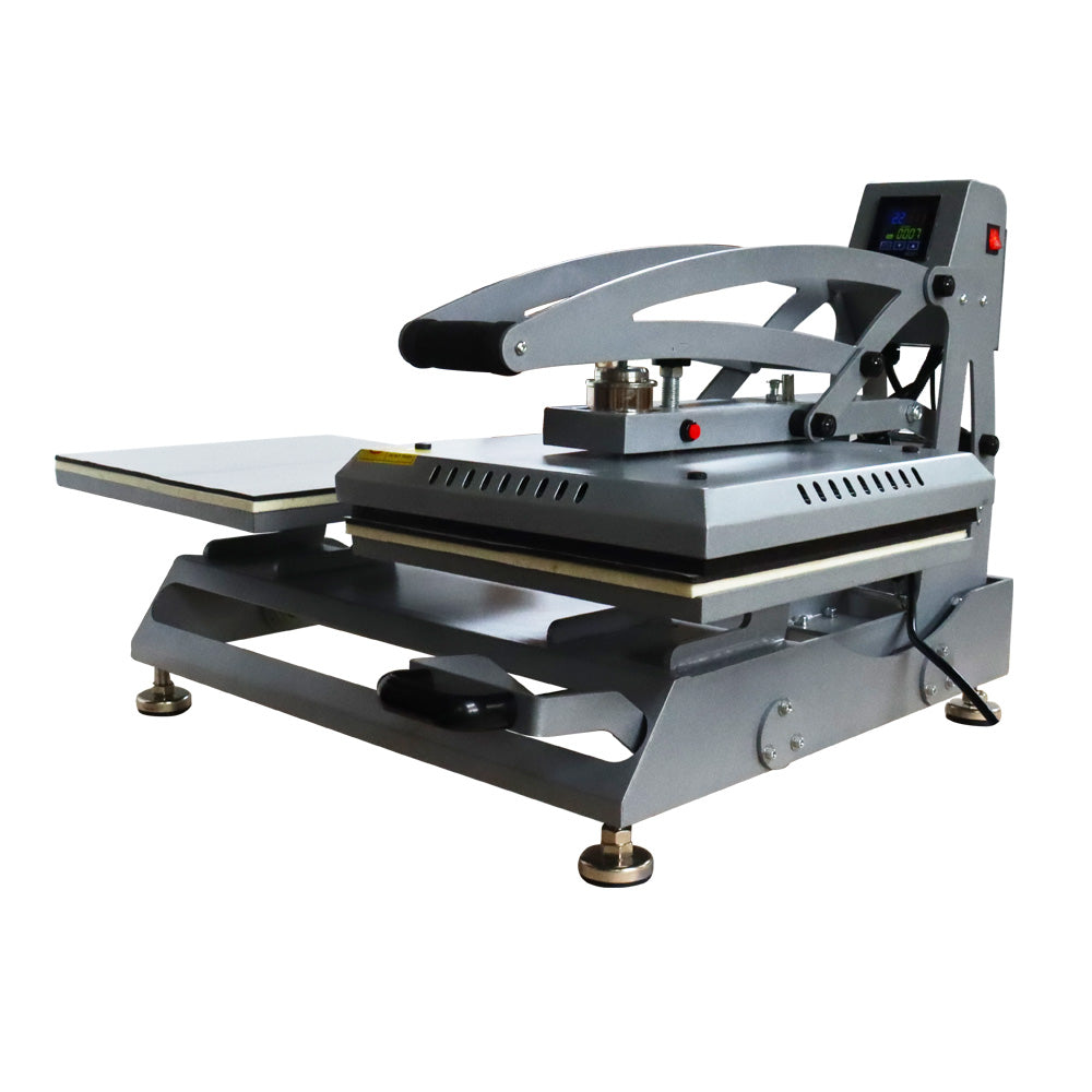 15*15" Heat Press Machine Double Station Drawer Design