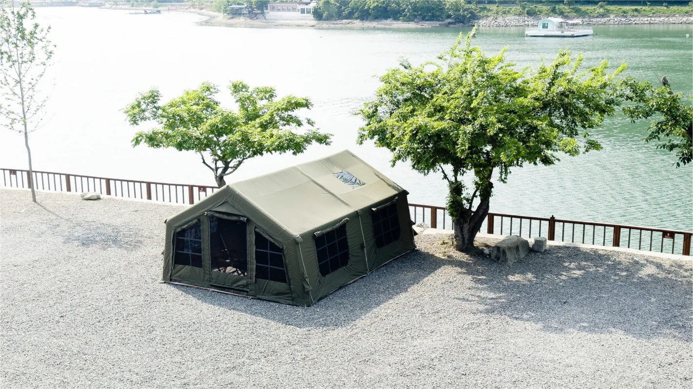 Coody | RBM Inflatable tent  Koala 5 Khaki for 2-6 person