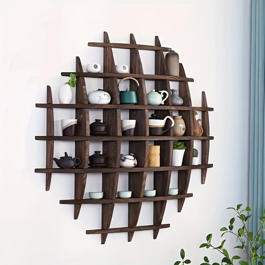 Vintage Wooden Wall Shelving- HMT14FF