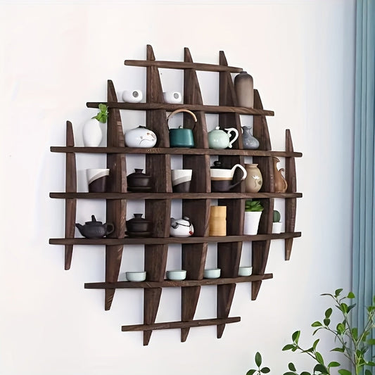 Vintage Wooden Wall Shelving- HMT14FF