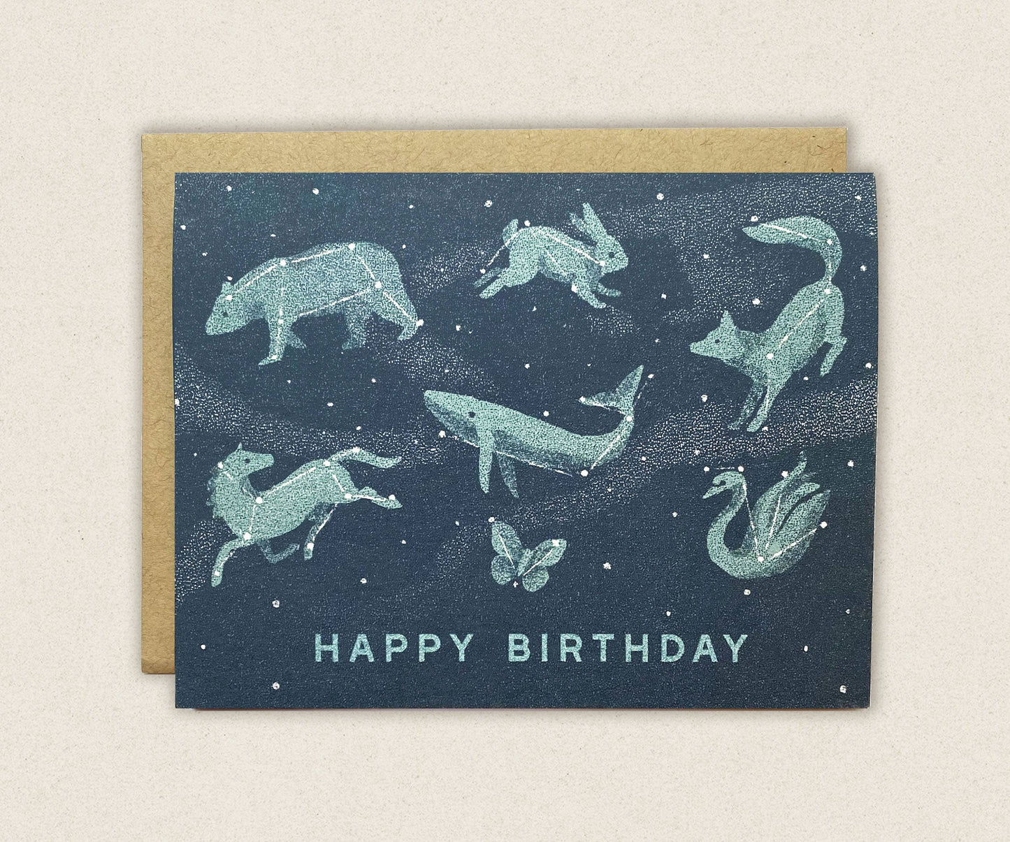 The Wild Wander - Happy Birthday Constellation Greeting Card