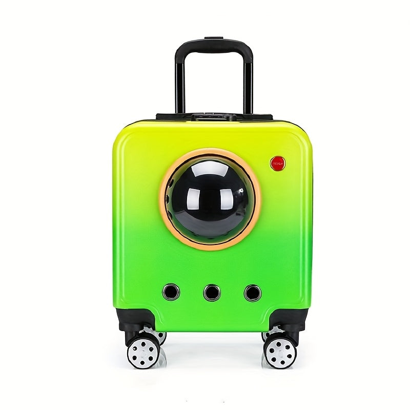 Premium PVC Pet Travel Carrier with Wheels-JEYA