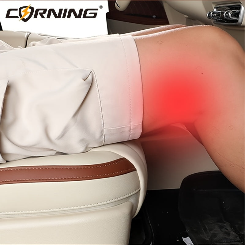 Ergonomic Car Seat Extender  Leather Leg Support Cushion-WX0J