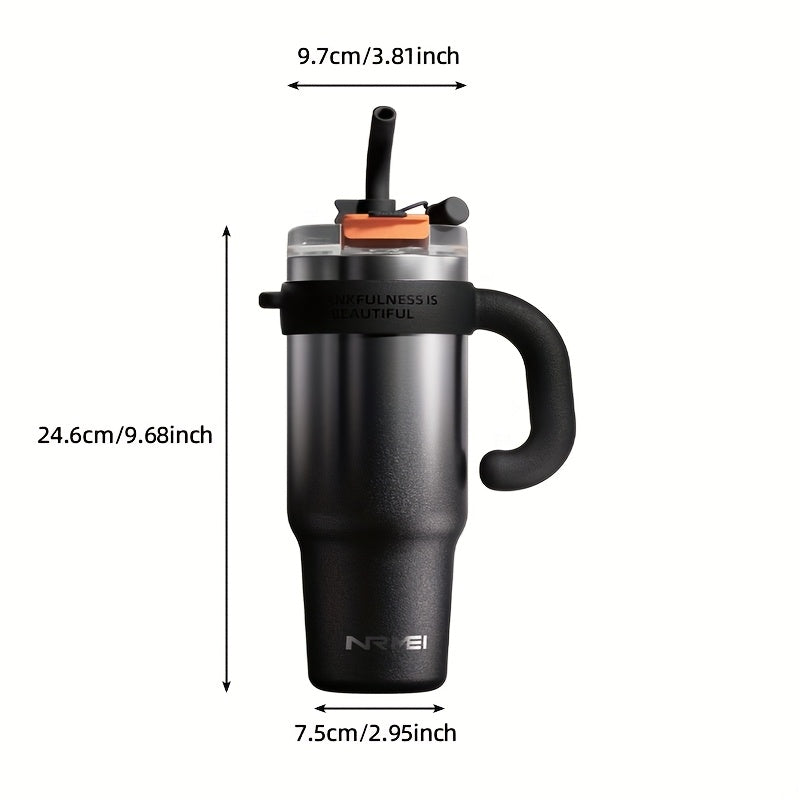 NRMEI Stainless Steel Large Capacity Ice Bullock Cup Thermos TJR8X4C