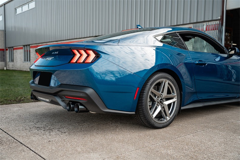 Corsa 2024-2025 Ford Mustang V8 5.0L 3in Cat-Back Exhaust System w/ Twin 4in Black Straight Tips