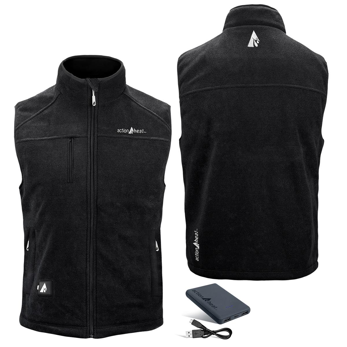 ActionHeat 5V Men's Performance Fleece Battery Heated Vest