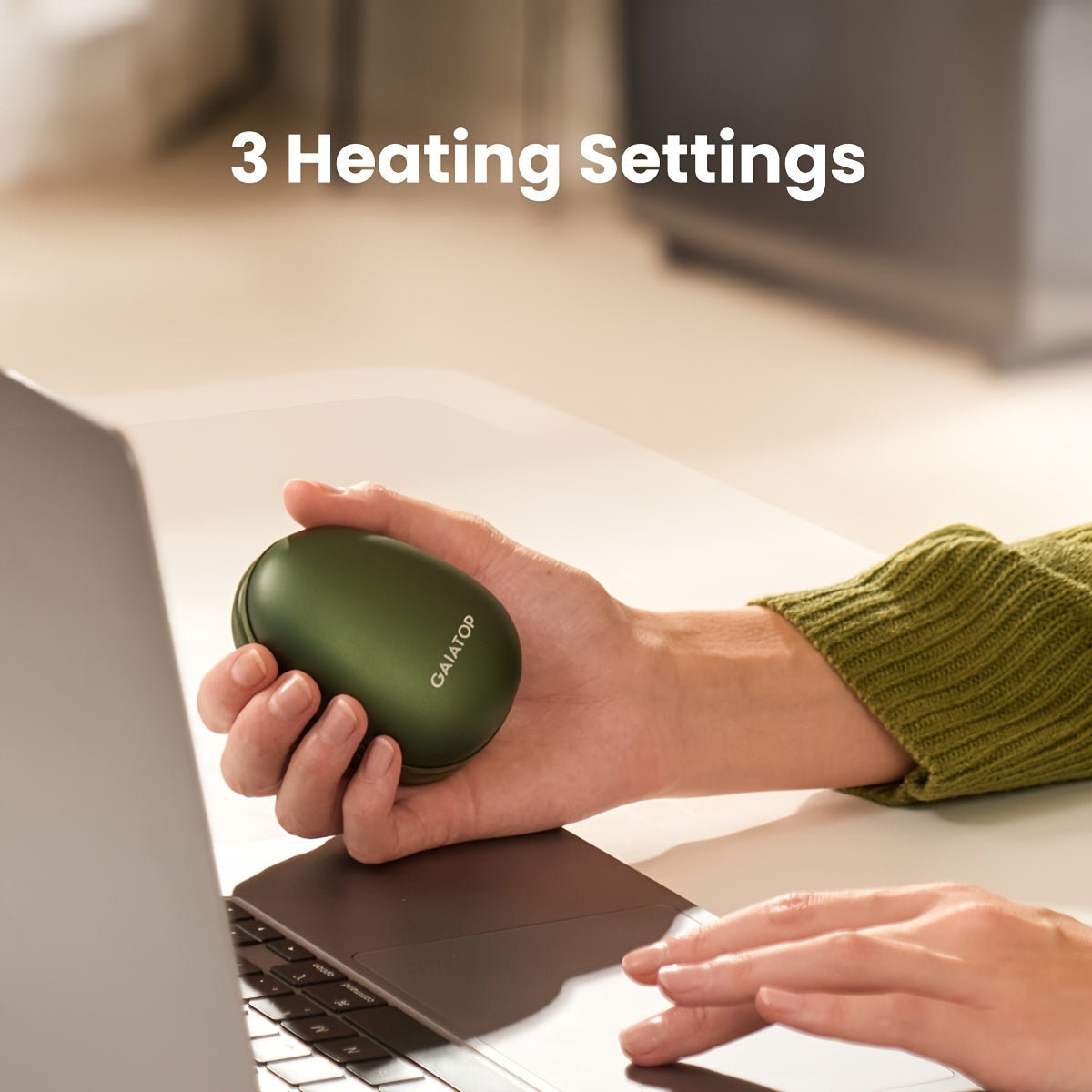 SUMUCAEN Rechargeable Hand Warmers, Portable 3000mAh TJR9S3H