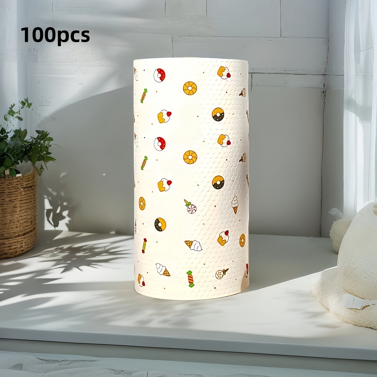 50-400pcs Disposable Cleaning Wipes, Oil-Resistant TJR7D8M