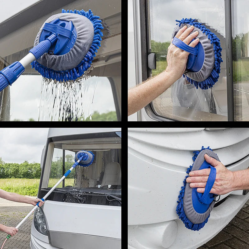 ProPlus Wasborstel chenille microvezel telescopische steel 2,5 meter