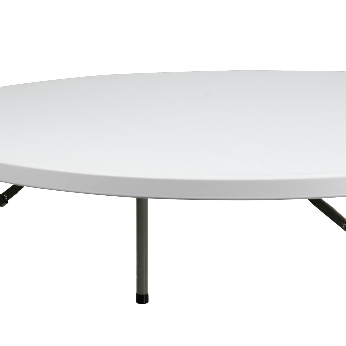 6-Foot Round Plastic Folding Table