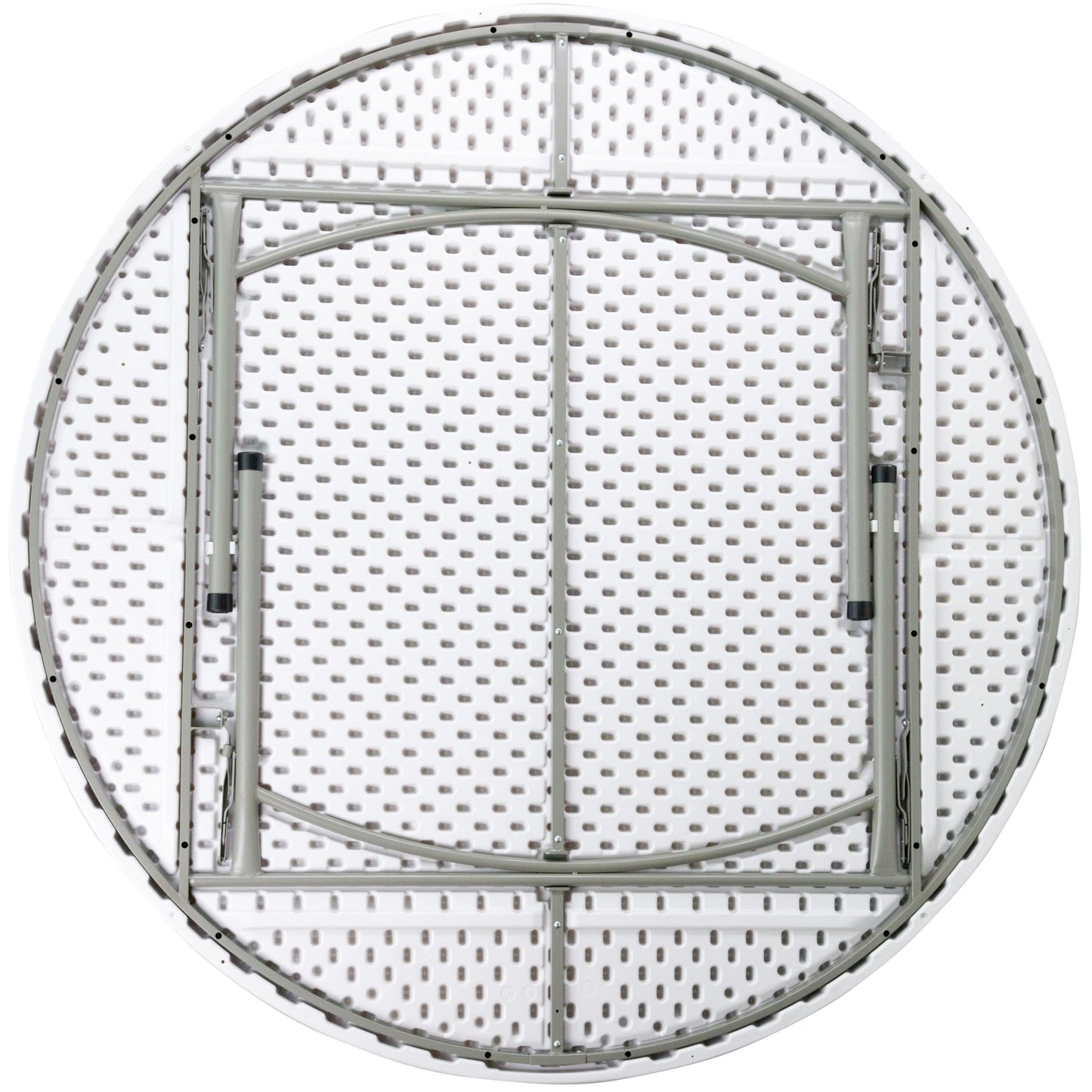6-Foot Round Plastic Folding Table