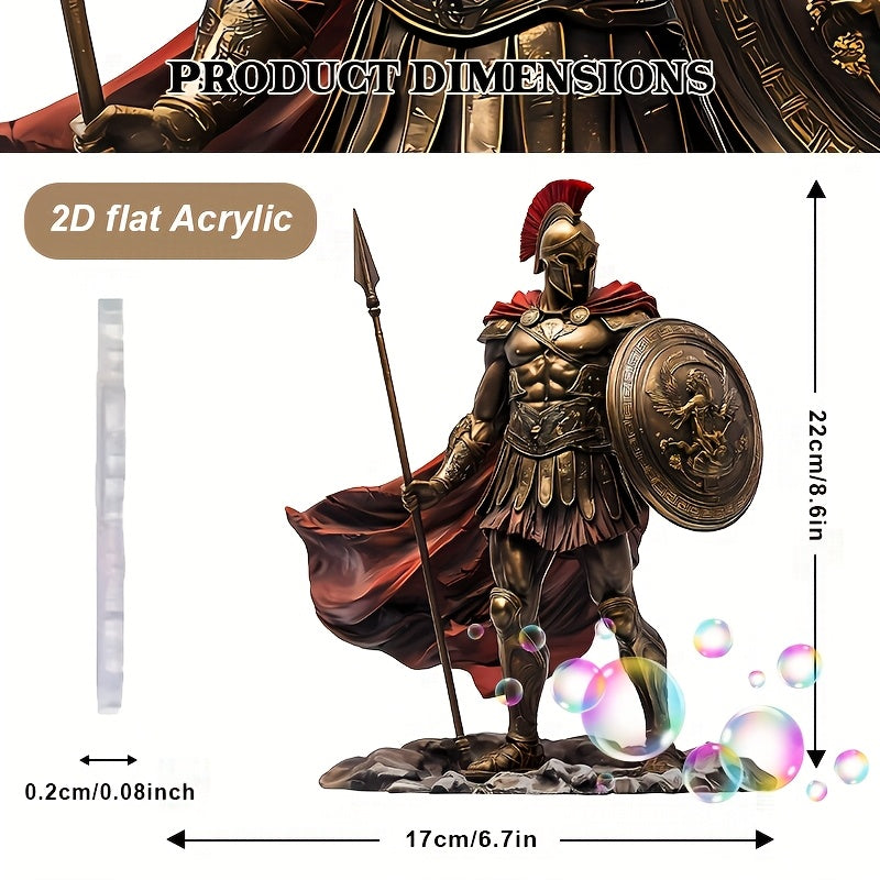 Spartan Warrior Acrylic Decor- HMT24SR