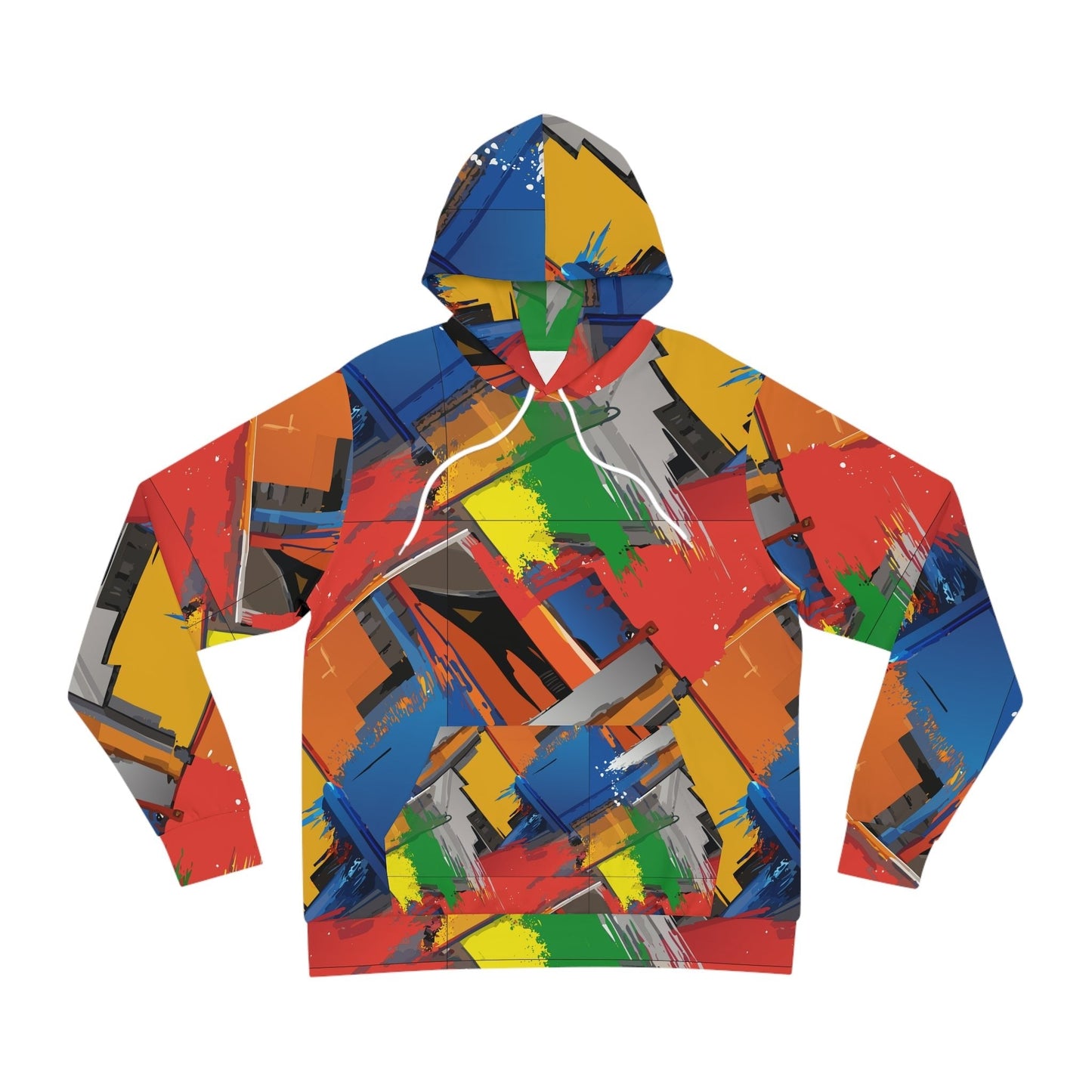 Primary Palette Splash AOP Hoodie – Bold Abstract Art Streetwear