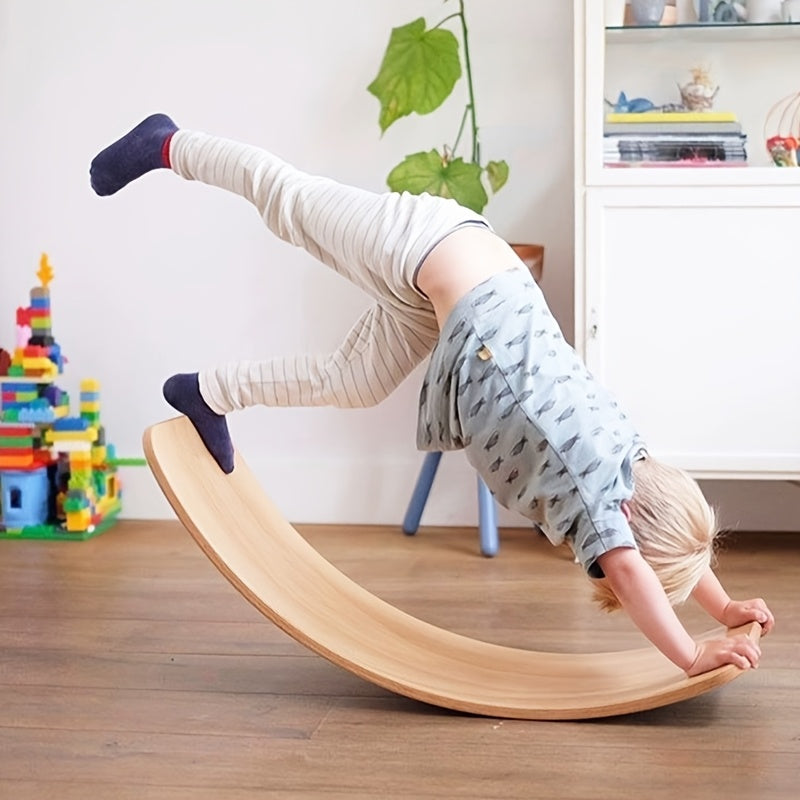 Children’s Balance Board Seesaw Sensory Toy for Focus & Balance TJR1V6P