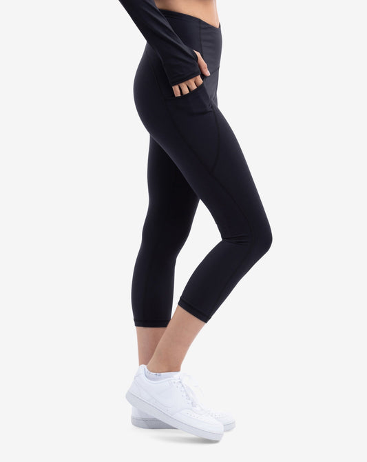 SALE - WOMEN'S COMPRESSION CAPRI LEGGINGS (6103S)