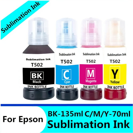 EcoTank Epson Sublimation Ink Set Black  Color Recycled-WL4S