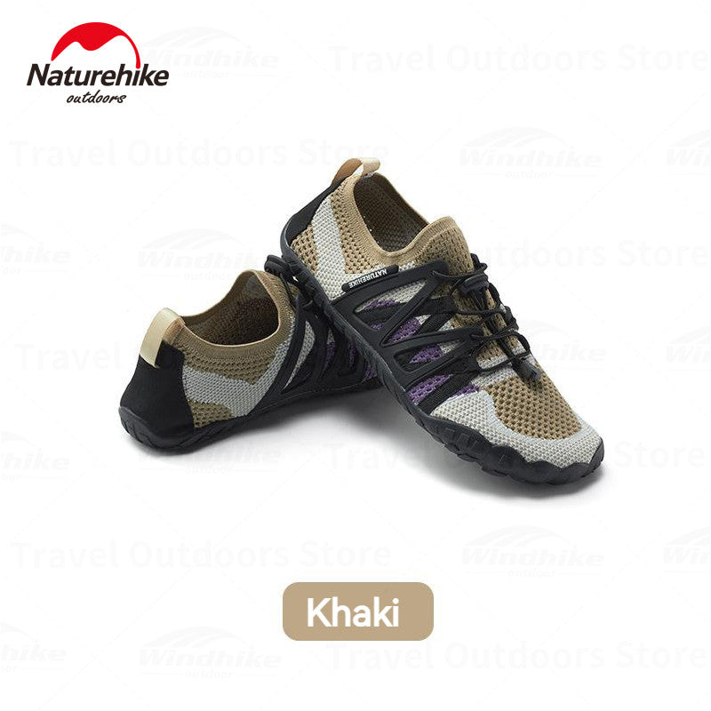 Naturehike Men's Aqua Wading Shoes Barefoot Sneakers Sport Upstream Non-slip Breathable Footwear for Sea Beach Diving Fishing Quick Dry Water Shoes