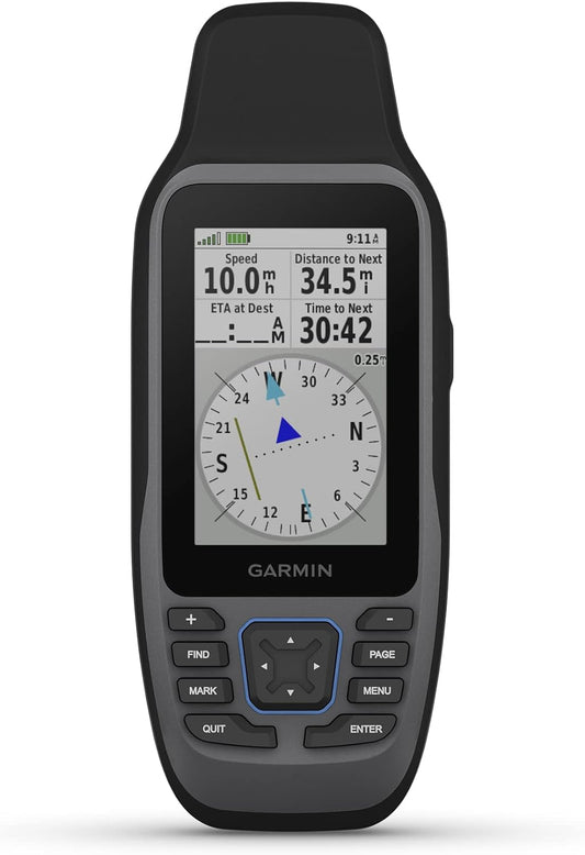 Garmin GPSMAP 79sc Marine GPS Handheld Preloaded With BlueChart g3 Coastal Charts Rugged Design and Floats in Water