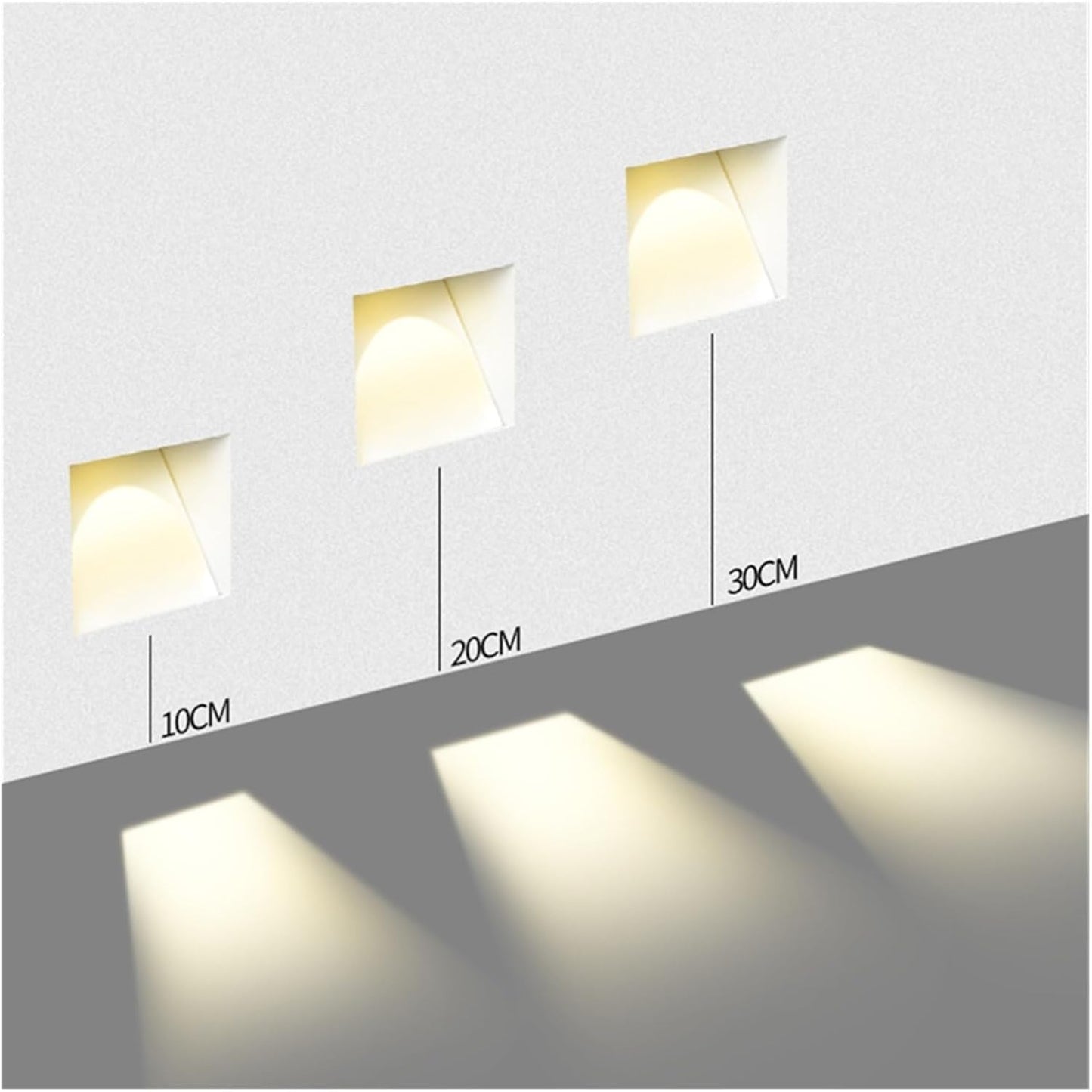 Frameless LED Sensor Wall Light With Perforated Panel Design