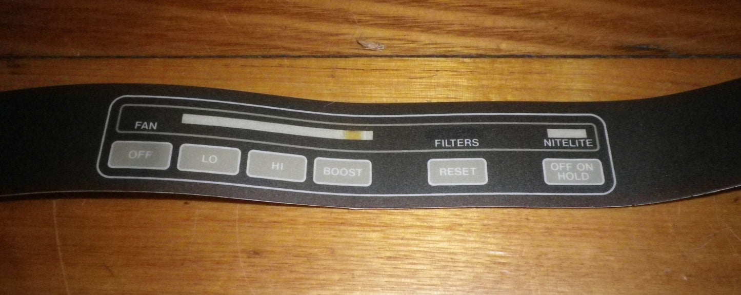 Robinhood 9300 800mm Rangehood Brown Front Panel Decal - Part # 6234
