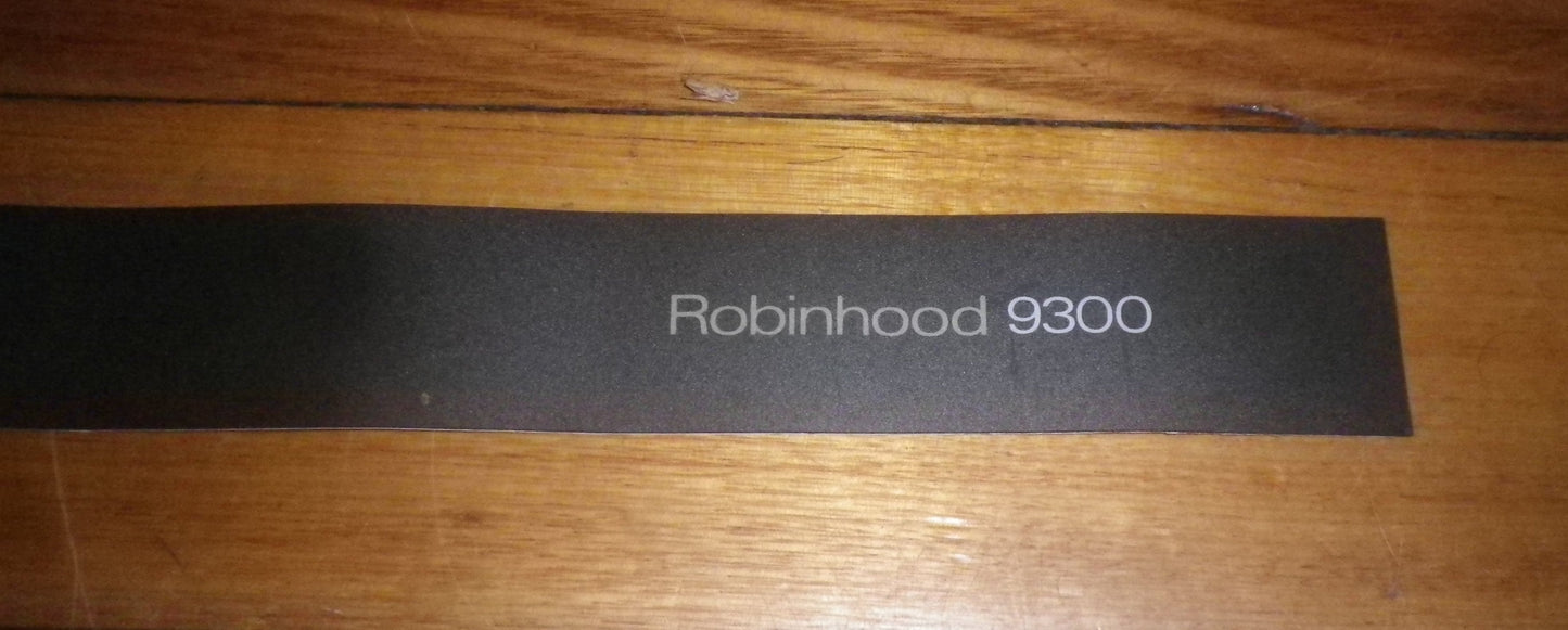 Robinhood 9300 800mm Rangehood Brown Front Panel Decal - Part # 6234