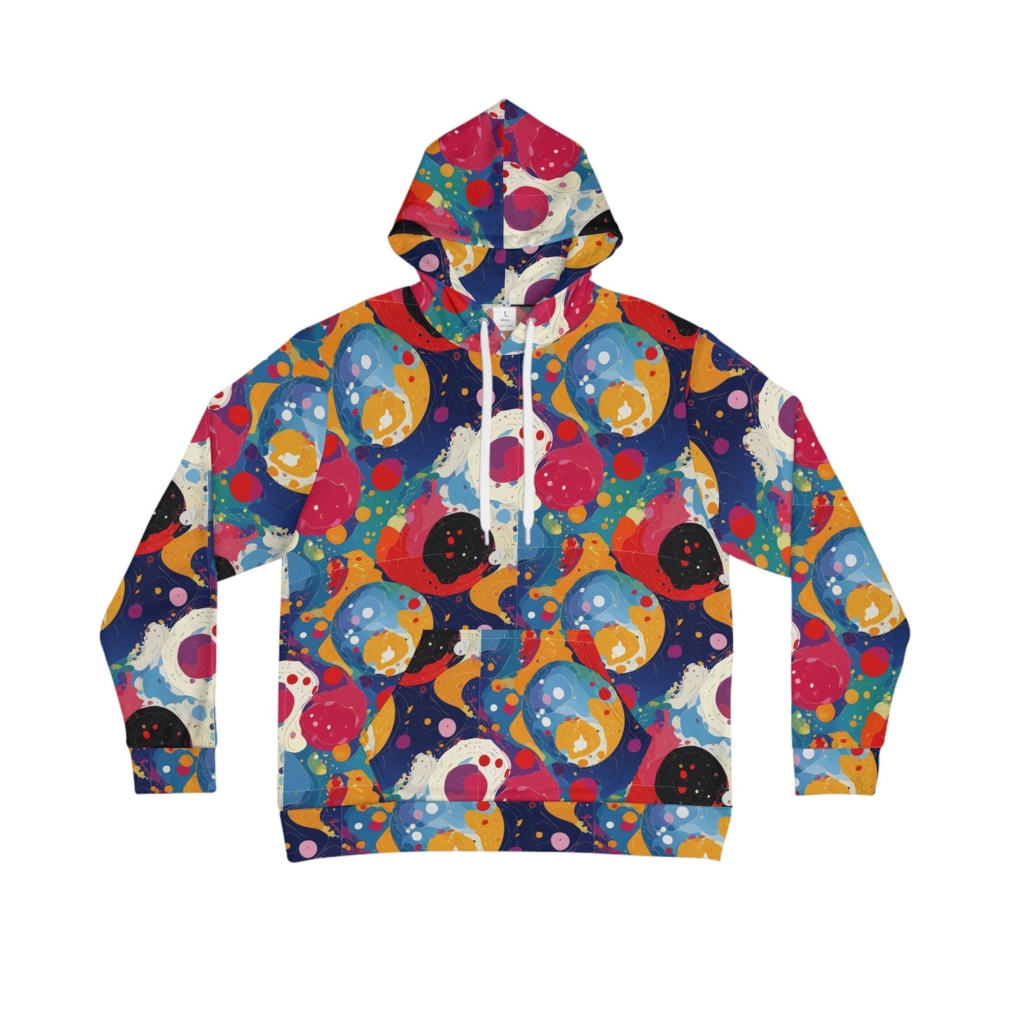 Seven Tails Moon Nature's Collage AOP Hoodie – Vibrant Patchwork Streetwear