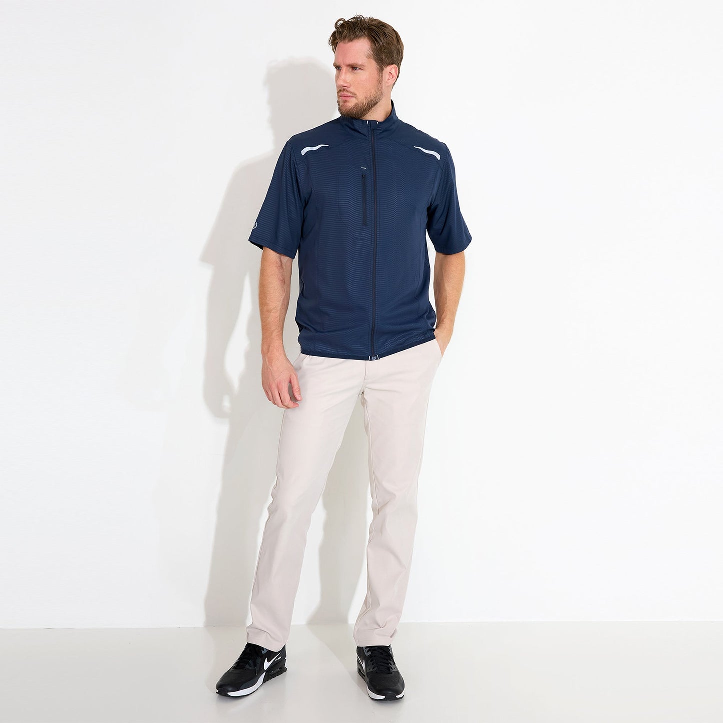Men Lanark Stretch Wind Shirt (5oz)