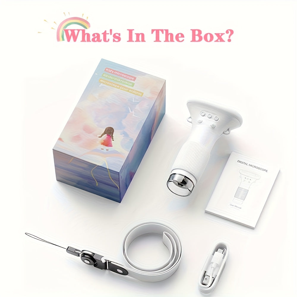 Youngsters' Handheld Digital Microscope with IPS Screen TJR7H3D