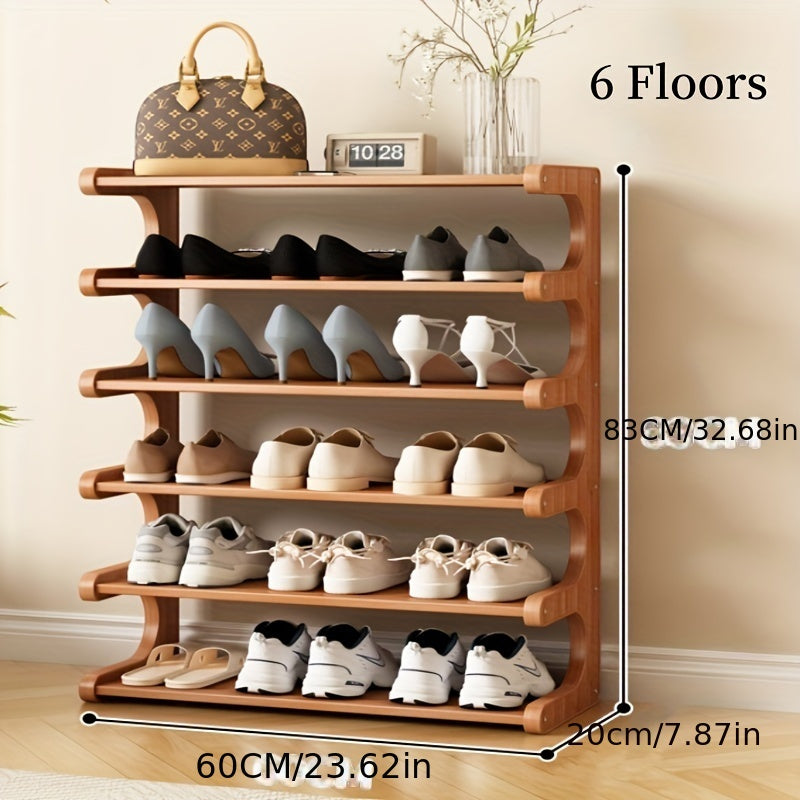 Space-Saving Bamboo Shoe Rack- HMT15SC