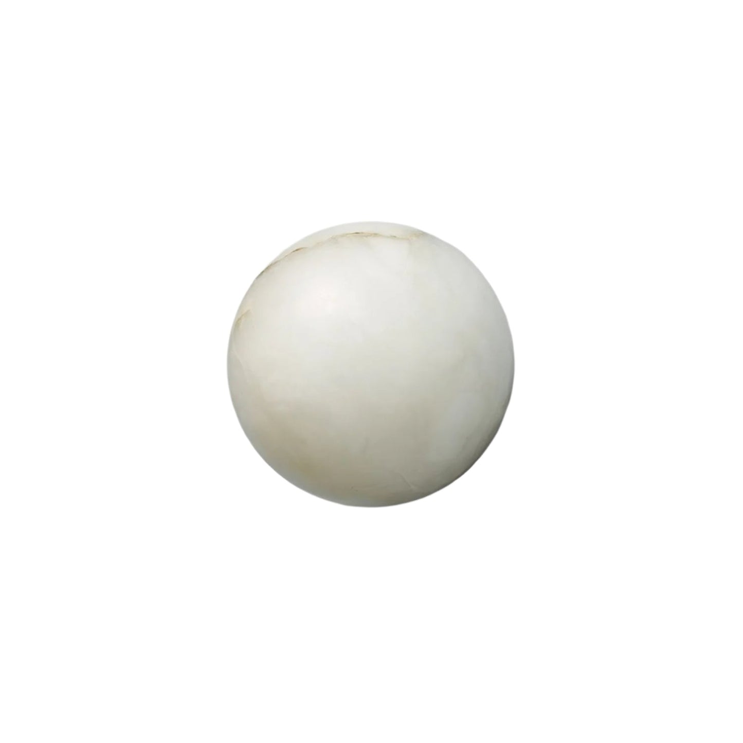 Mini Orb Alabaster Wall Light With Sculpted Stone Shade