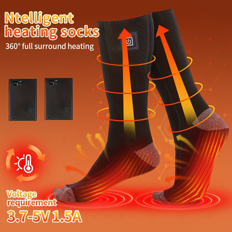 Electric Heated Socks for Cold Weather Outdoor Sports TJR4P2L
