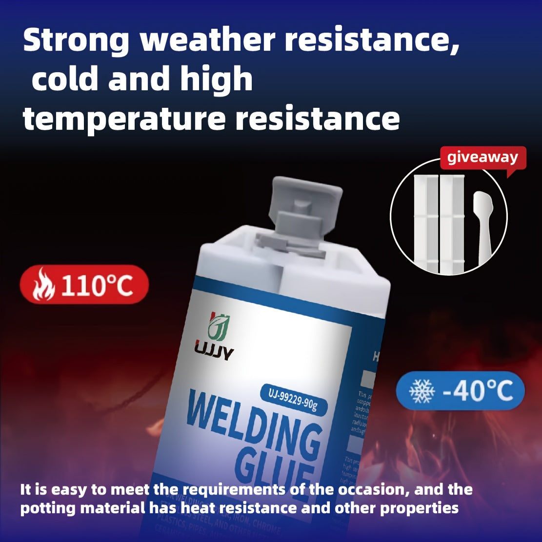 UPVY Strong Welding Glue, Waterproof & Heat-Resistant TJR4D7M