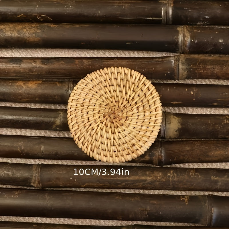 Handmade Rattan Coasters - H3NJ