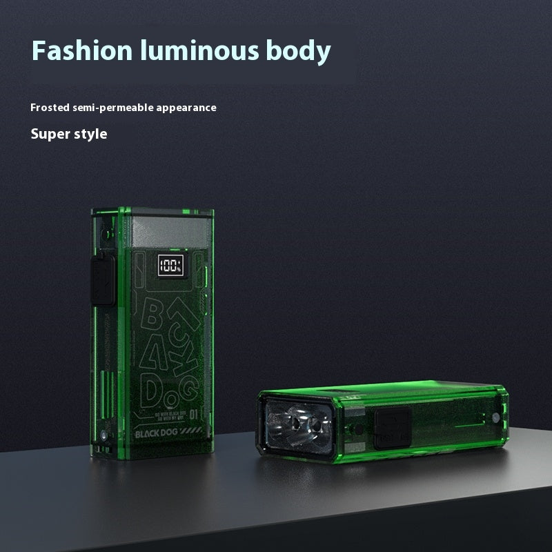 BLACKDOG STAR BOX Multifunctional Lighting Flashlight 3300LM Super Power Long Range LED Light 4 Color Torch Outdoor 3000mAh Battery IPX5 Waterproof