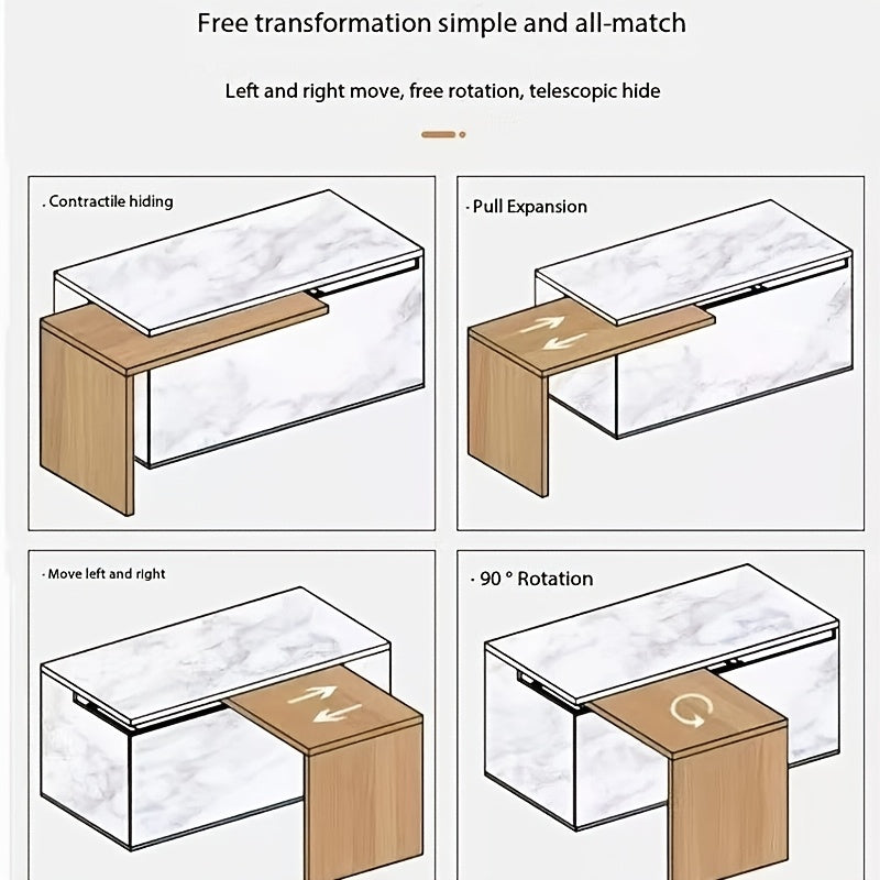 Rotatable Slide Rail for Kitchen Island Extension-XIMS