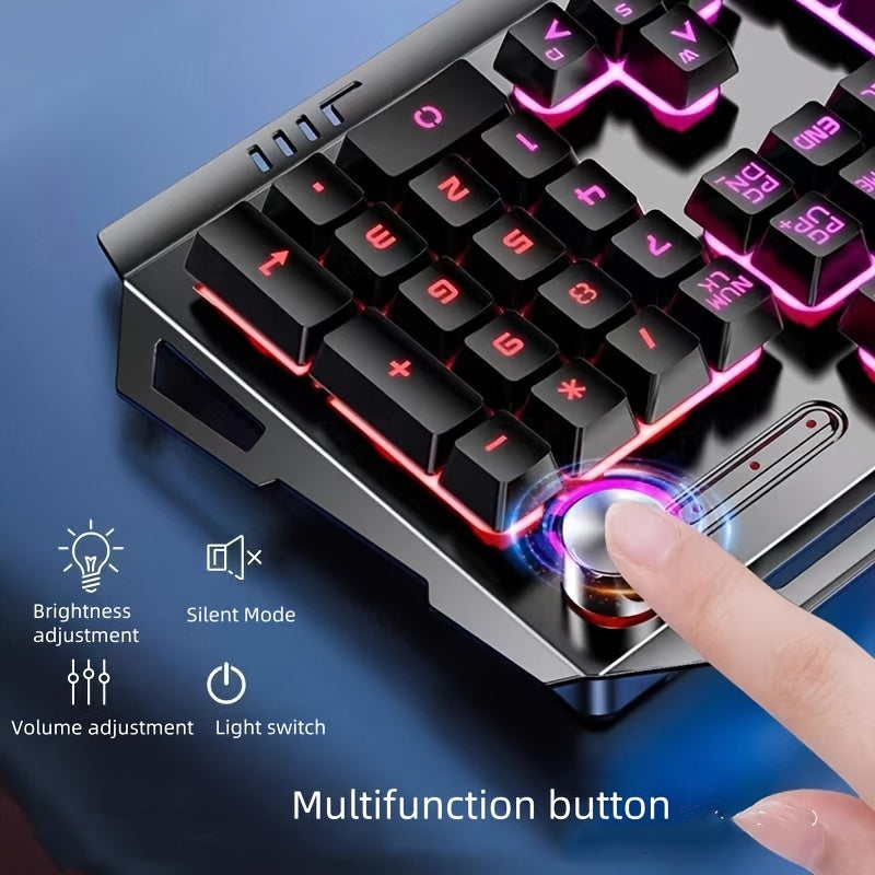 Wired Gaming Keyboard Mouse Set- HMT17KM