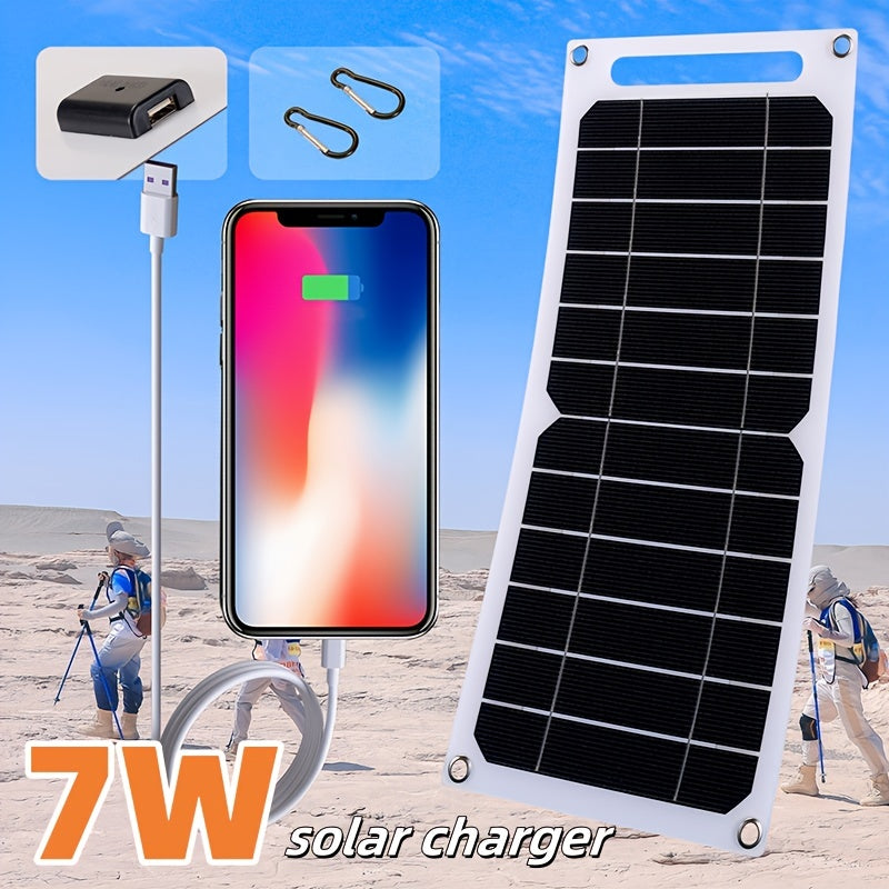 Portable Monocrystalline Solar Charger with USB - TJR6Q3Y