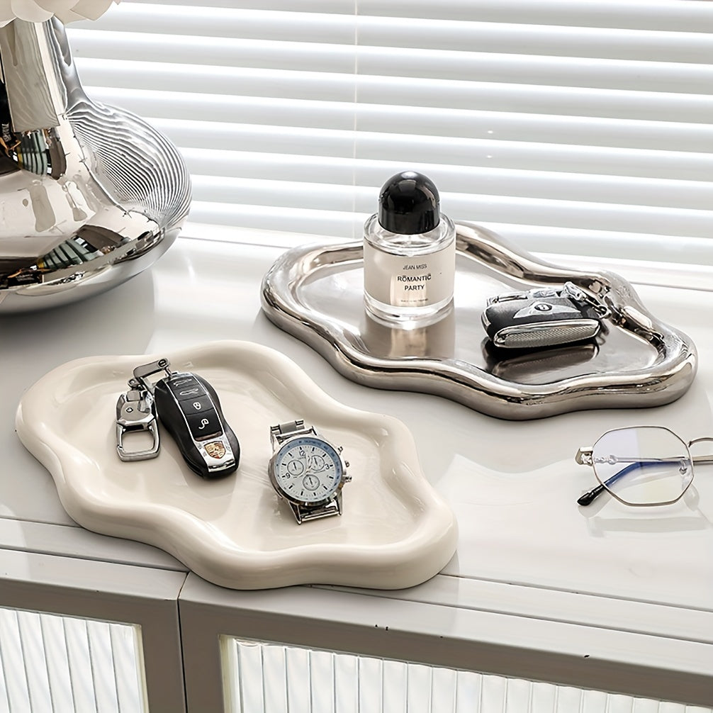 Cloud Jewelry Tray Decor- HMT24GG