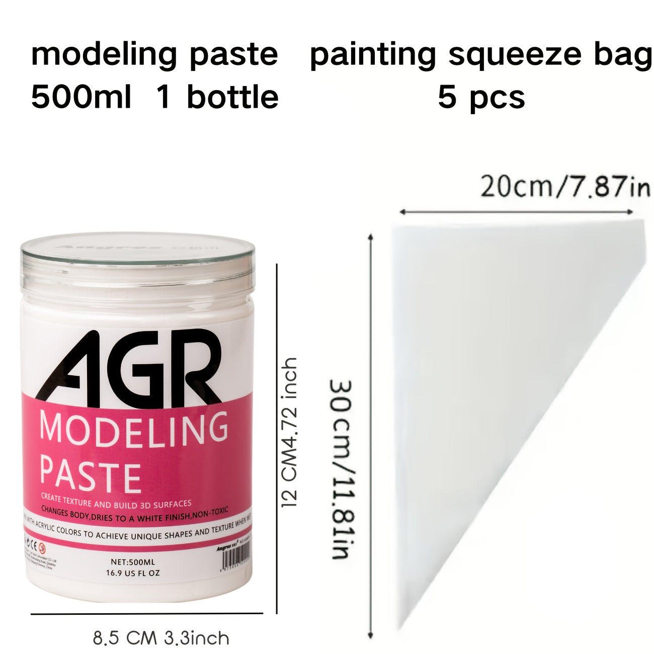 3D Texture Paste for Artists- HMT20AP