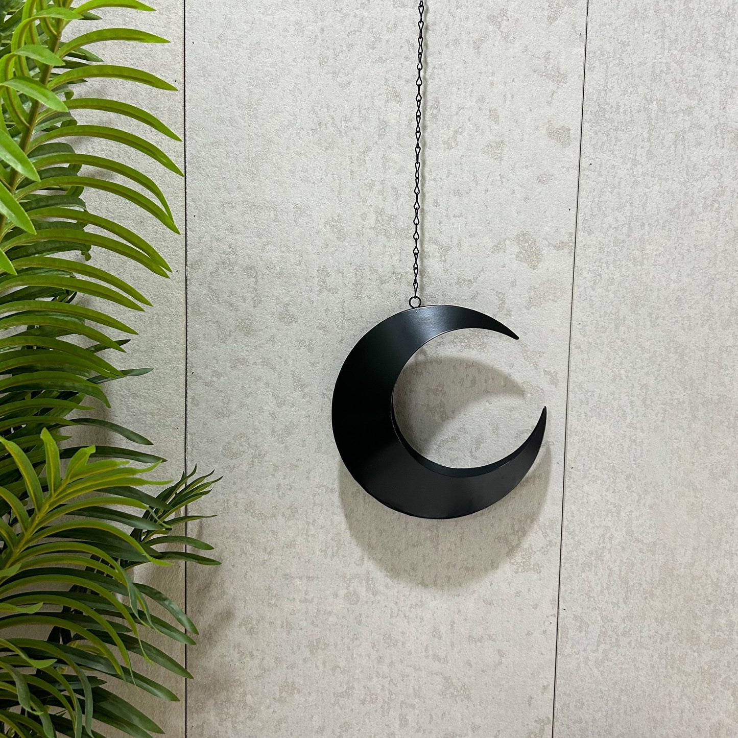 Gothic Rose & Moon Wrought Iron Door Hanging Garland TJR9P2M