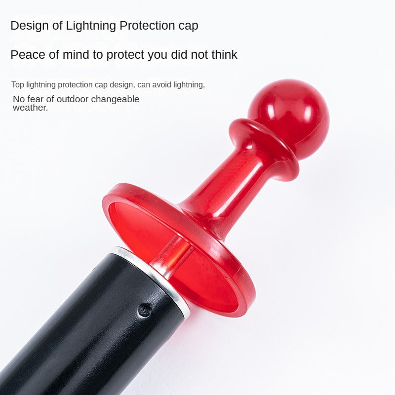 Mobi Garden Canopy Rod Support Portable Ultralight Thickened 4 Section Adjustable Awning Canopy Pole 210-260cm Length Lifting Rod Aluminum Alloy Outdoor Camping Equipment