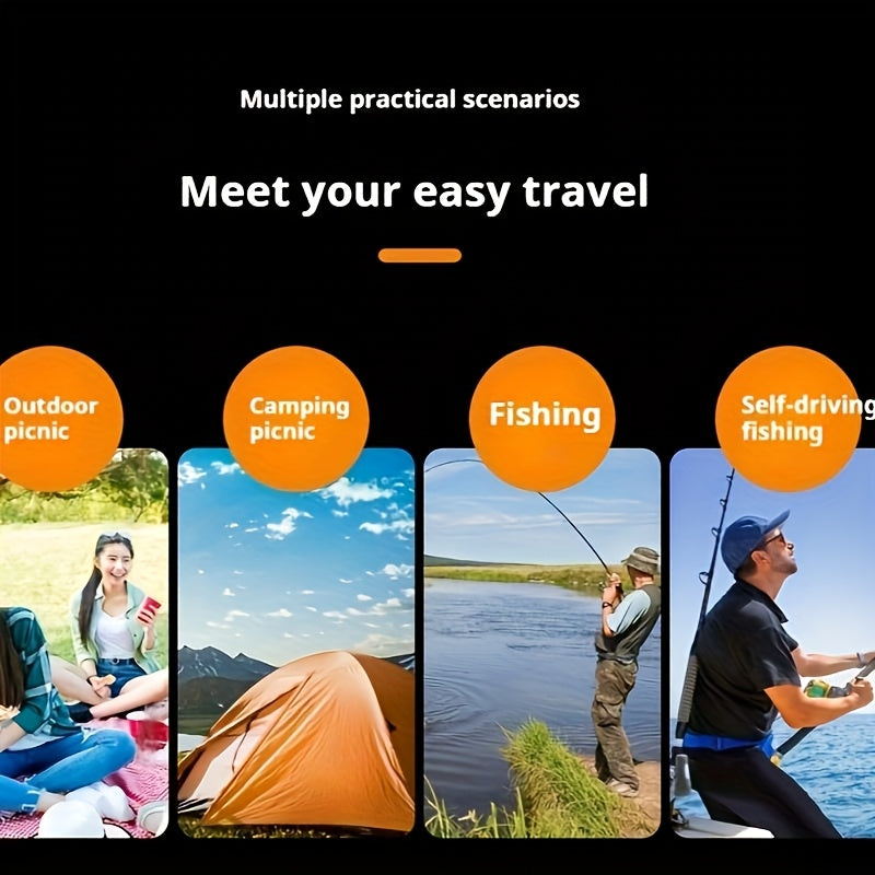 6Person Inflatable Camping Tent  Easy Setup AllSeason Shelter-UFFB