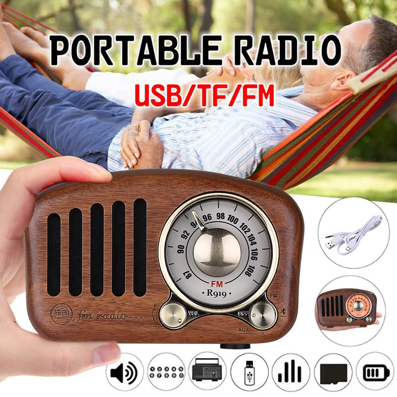 Walnut Radio R919- HMT17WR