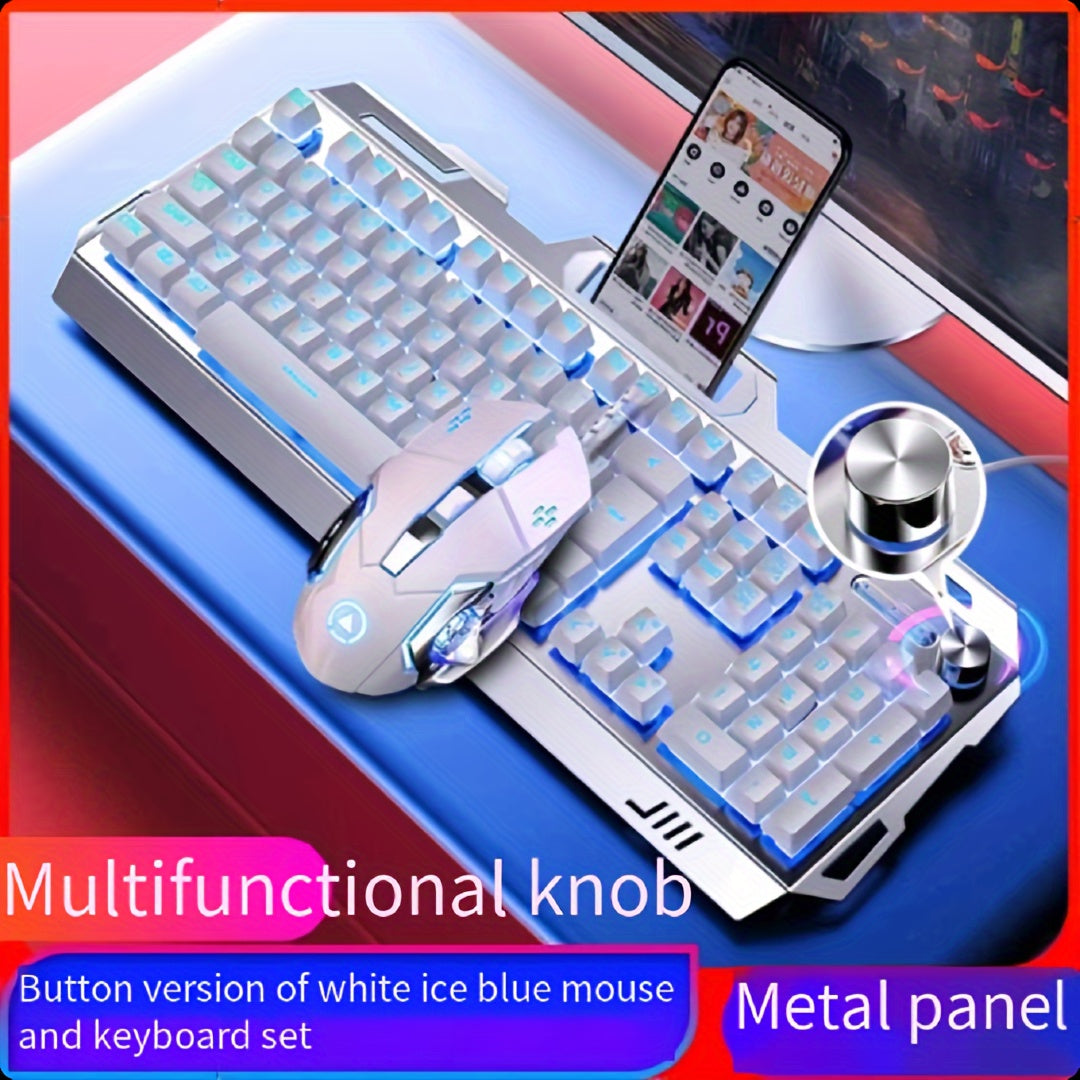 Wired Gaming Keyboard Mouse Set- HMT17KM