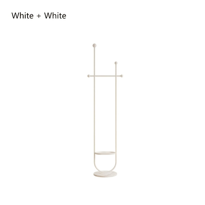 Elegant Metal Coat Rack with Shelf-P14I