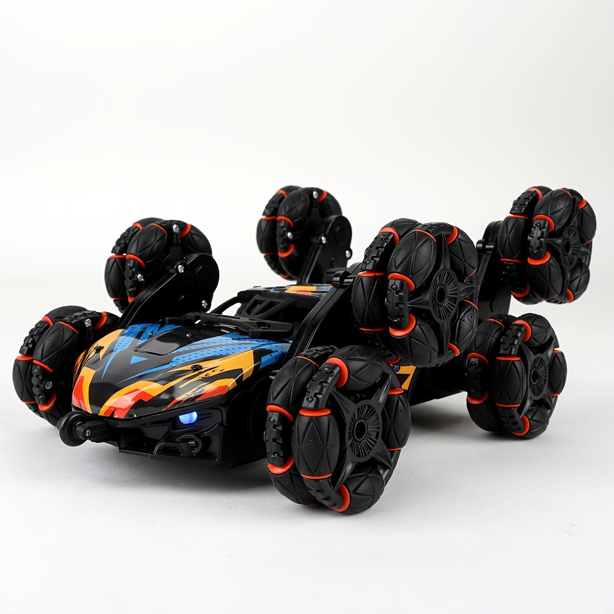 MESIONDY 2.4GHz RC Stunt Car with Music & Lights TJR7F3D