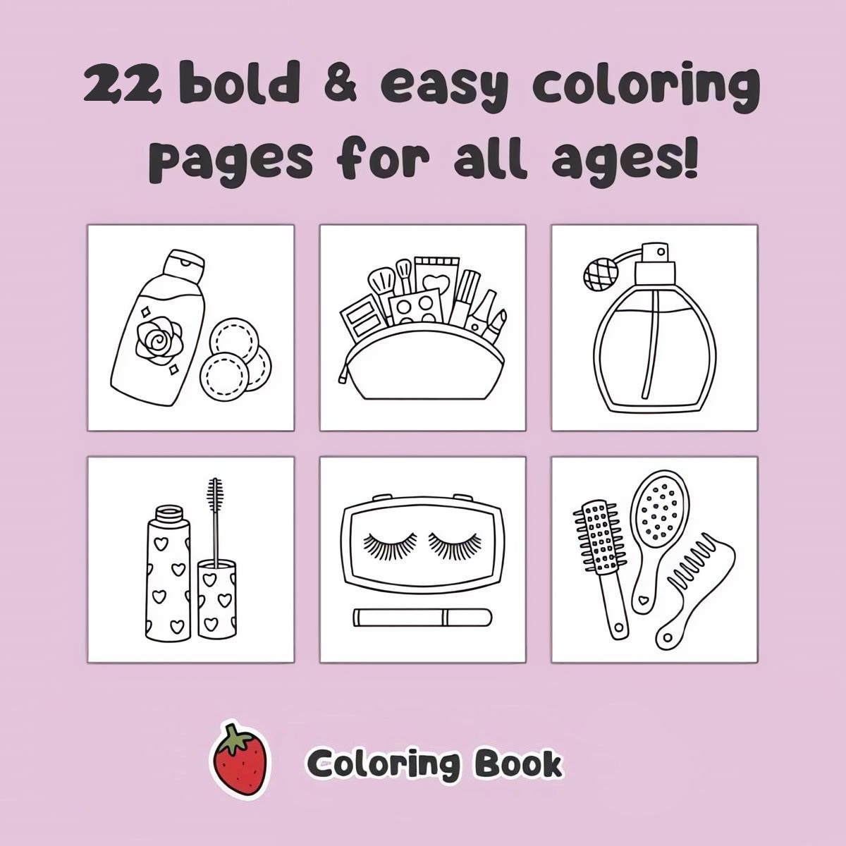 Mixed Color Paper Easy Coloring Book - VI30